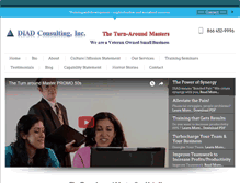 Tablet Screenshot of diadconsulting.com